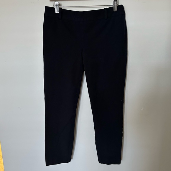 J Crew side zip CROP Cameron pant, black, size 8 - Picture 2 of 7